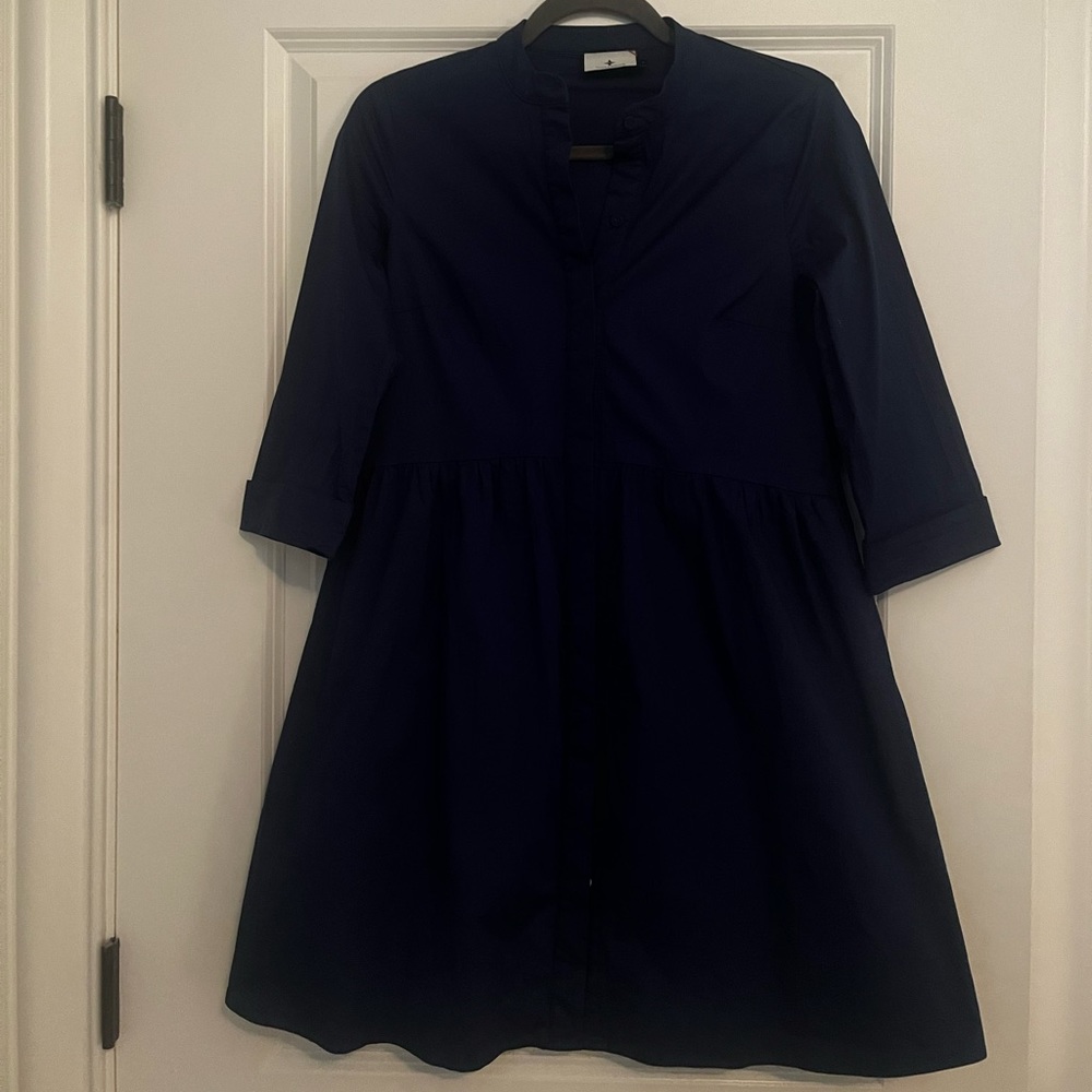 Tuckernuck Navy Royal Shirt Dress size S